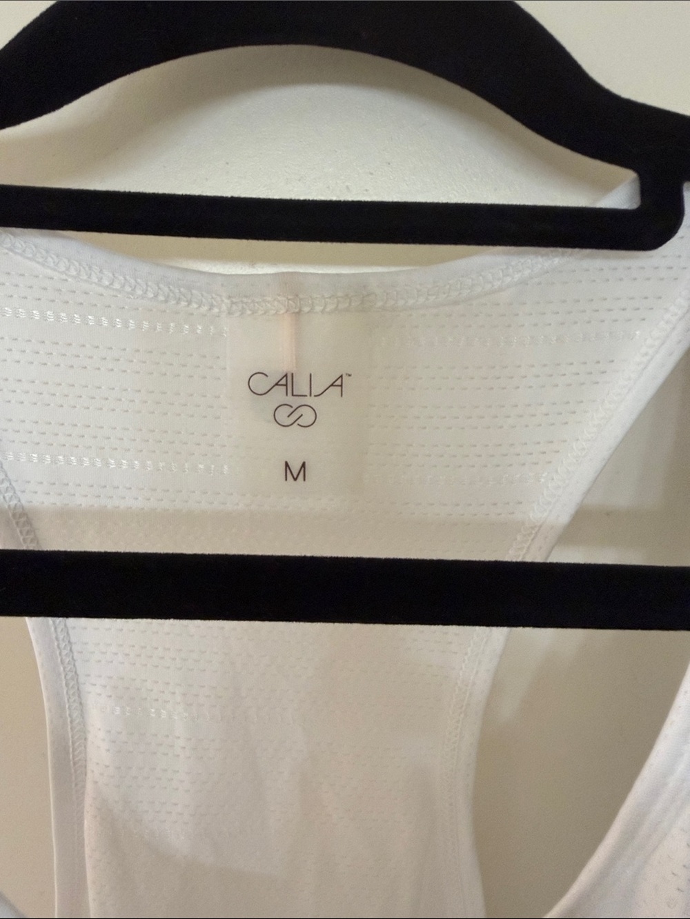 Calia White Mesh Racerback Tank - Picture 2 of 2